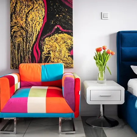 Apartman Easy Rent - Blue Place, Basen & Spa, Centrum Free Parking 24h Check-in Lublin