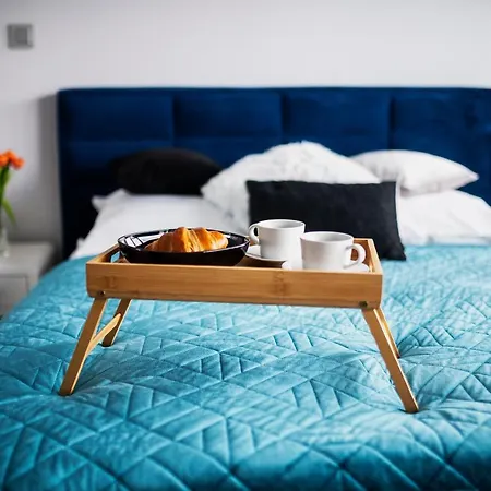 아파트 Easy Rent - Blue Place, Basen & Spa, Centrum Free Parking 24h Check-in